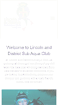 Mobile Screenshot of lincolndivingclub.co.uk